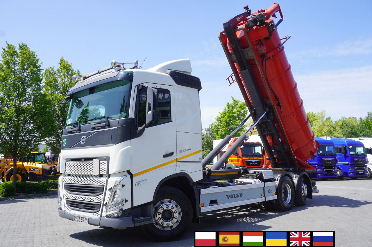 VOLVO Volvo FH 500 / Septic barrel 13000 l / Hook lift 21 t / 2022 / 3rd axle steered / 2 units - Цистерна для жидкого навоза: фото 1 VOLVO Volvo FH 500 / Septic barrel 13000 l / Hook lift 21 t / 2022 / 3rd axle steered / 2 units - Цистерна для жидкого навоза: фото 1