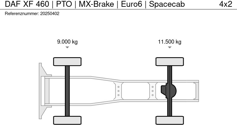 Тягач DAF XF 460 | PTO | MX-Brake | Euro6 | Spacecab: фото 6 Тягач DAF XF 460 | PTO | MX-Brake | Euro6 | Spacecab: фото 6