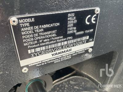 YANMAR SV22 (Unused) - Мини-экскаватор: фото 5 YANMAR SV22 (Unused) - Мини-экскаватор: фото 5