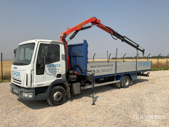 2005 Iveco Eurocargo 170 2005 Palfinger PK6500 on 4x2 Flatbed Truck with Crane - Грузовик бортовой/ Платформа, Автоманипулятор: фото 2 2005 Iveco Eurocargo 170 2005 Palfinger PK6500 on 4x2 Flatbed Truck with Crane - Грузовик бортовой/ Платформа, Автоманипулятор: фото 2