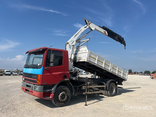 1997 DAF 65 ATI 240 Palfinger P10200L on 4x2 Dump Truck with Crane - Косилка-измельчитель/ Мульчер: фото 2 1997 DAF 65 ATI 240 Palfinger P10200L on 4x2 Dump Truck with Crane - Косилка-измельчитель/ Мульчер: фото 2