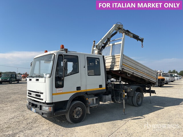 2002 Iveco Eurocargo 80E15 2002 PM 5022 2500 kg on Crew Cab Dump Truck with Crane - Косилка-измельчитель/ Мульчер: фото 1 2002 Iveco Eurocargo 80E15 2002 PM 5022 2500 kg on Crew Cab Dump Truck with Crane - Косилка-измельчитель/ Мульчер: фото 1