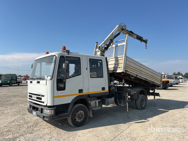2002 Iveco Eurocargo 80E15 2002 PM 5022 2500 kg on Crew Cab Dump Truck with Crane - Косилка-измельчитель/ Мульчер: фото 3 2002 Iveco Eurocargo 80E15 2002 PM 5022 2500 kg on Crew Cab Dump Truck with Crane - Косилка-измельчитель/ Мульчер: фото 3
