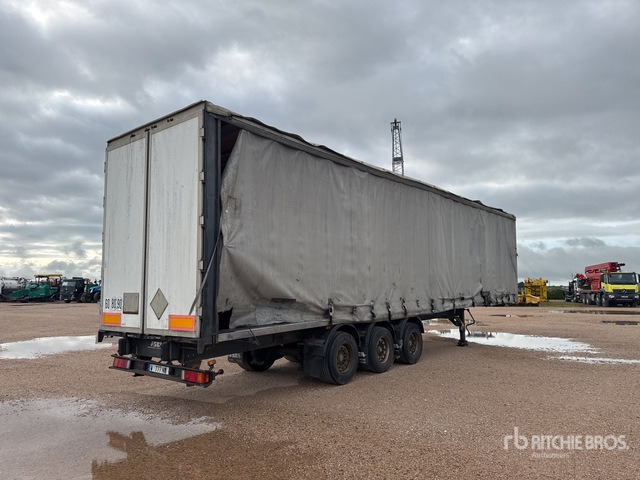 2003 Asca S319DB Tri/A Remorque A Rideaux Coulis ... Curtain Side Trailer - Тентованный полуприцеп: фото 3 2003 Asca S319DB Tri/A Remorque A Rideaux Coulis ... Curtain Side Trailer - Тентованный полуприцеп: фото 3