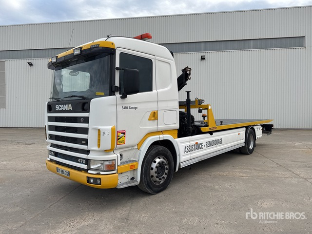 2003 Scania 4x2 Depanneuse Avec Grue Fassi ... Rollback Truck - Эвакуатор: фото 1 2003 Scania 4x2 Depanneuse Avec Grue Fassi ... Rollback Truck - Эвакуатор: фото 1
