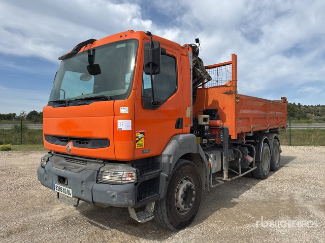 2004 Renault Kerax 420 dci 2003 Palfinger PK15500 5500 kg ... Dump Truck with Crane - Самосвал, Автоманипулятор: фото 1 2004 Renault Kerax 420 dci 2003 Palfinger PK15500 5500 kg ... Dump Truck with Crane - Самосвал, Автоманипулятор: фото 1