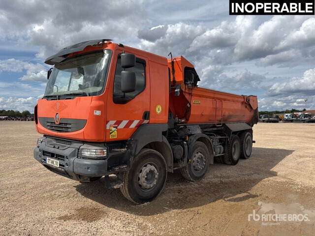 2008 Renault Kerax 410 DXi 8x4 Camion Benne (Inoperable) Tri/A Dump Truck - Самосвал: фото 1 2008 Renault Kerax 410 DXi 8x4 Camion Benne (Inoperable) Tri/A Dump Truck - Самосвал: фото 1