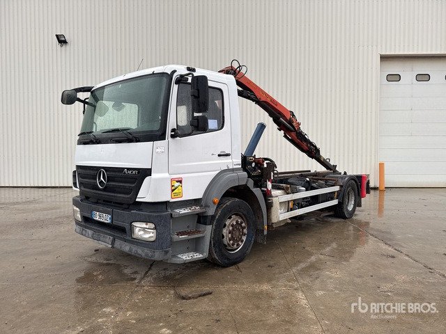2010 Mercedes-Benz Axor 1829 2010 Palfinger Pk6500 on 4x2 Ch ... Dump Truck with Crane - Самосвал: фото 1 2010 Mercedes-Benz Axor 1829 2010 Palfinger Pk6500 on 4x2 Ch ... Dump Truck with Crane - Самосвал: фото 1