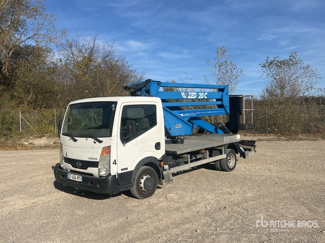 2012 Nissan CABSTAR 35.11 2012 SEQUANI meccanica ZED 20 C ... Bucket Truck - Грузовик с подъемником: фото 1 2012 Nissan CABSTAR 35.11 2012 SEQUANI meccanica ZED 20 C ... Bucket Truck - Грузовик с подъемником: фото 1