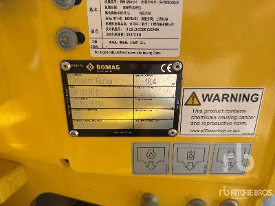 BOMAG BW120AD-5 Compacteur Vibrant Tandem (Non ... - Дорожный каток: фото 5 BOMAG BW120AD-5 Compacteur Vibrant Tandem (Non ... - Дорожный каток: фото 5