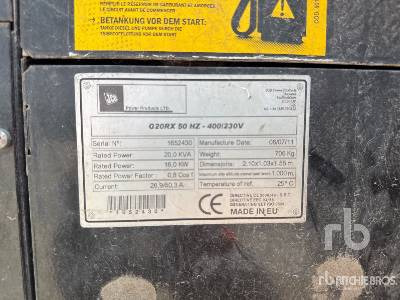 JCB G20RX 16 kW Containerized Groupe Elec ... - Электрогенератор: фото 5 JCB G20RX 16 kW Containerized Groupe Elec ... - Электрогенератор: фото 5