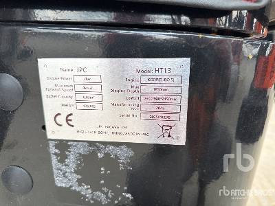 JPC HT13 Mini-Pelle (Non Utilise) (Unused) - Мини-экскаватор: фото 5 JPC HT13 Mini-Pelle (Non Utilise) (Unused) - Мини-экскаватор: фото 5