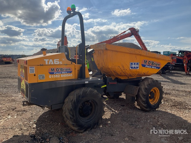 2016 Terex TA6S 6 ton 4x4 Swivel Dumper - Внедорожный самосвал: фото 4 2016 Terex TA6S 6 ton 4x4 Swivel Dumper - Внедорожный самосвал: фото 4