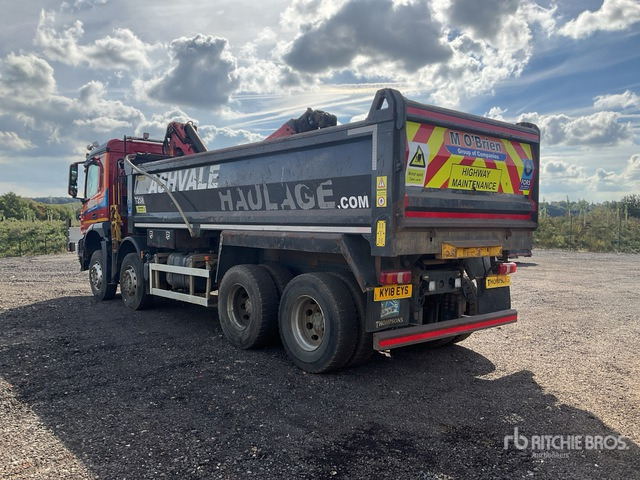 2018 Mercedes-Benz Arocs 8x4 Dump Truck with Crane - Самосвал: фото 4 2018 Mercedes-Benz Arocs 8x4 Dump Truck with Crane - Самосвал: фото 4