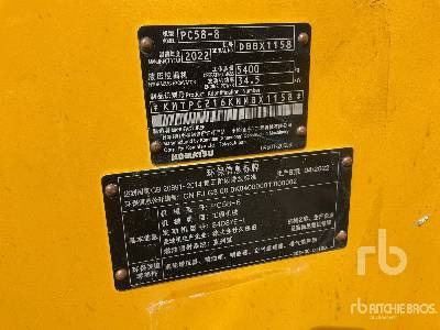 KOMATSU PC58-8 - Мини-экскаватор: фото 5 KOMATSU PC58-8 - Мини-экскаватор: фото 5