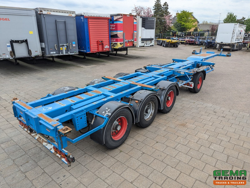 D-Tec CT4S20C3040G/1+2 COMBI chassis - 1 StuurAs - 2 LiftAssen - Полуприцеп-контейнеровоз/ Сменный кузов: фото 1 D-Tec CT4S20C3040G/1+2 COMBI chassis - 1 StuurAs - 2 LiftAssen - Полуприцеп-контейнеровоз/ Сменный кузов: фото 1