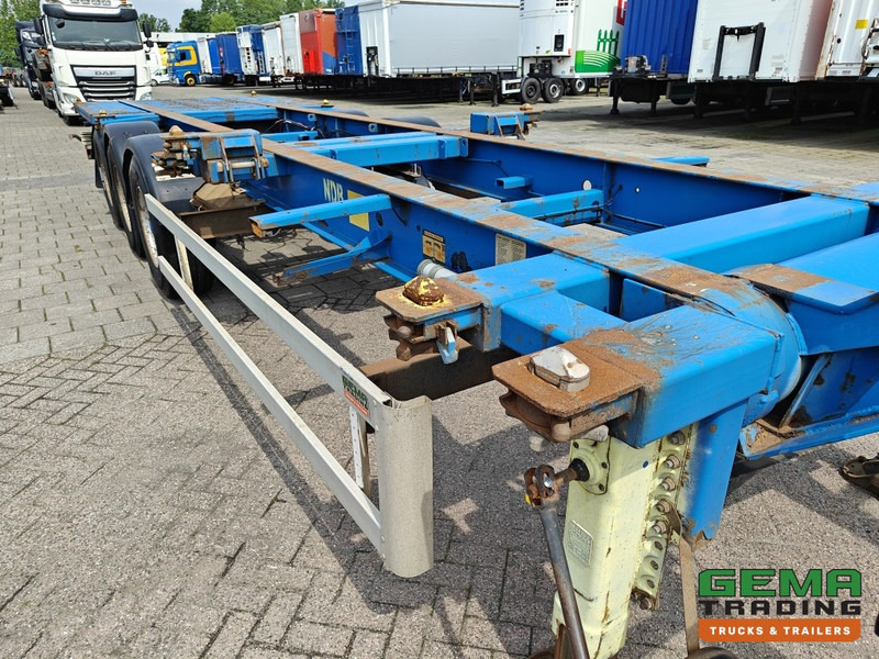 Полуприцеп-контейнеровоз/ Сменный кузов Krone SDC 27 3 assen BPW - DrumBrakes - 5340KG - 2x 20FT 1x 30FT 1x40FT - NL kenteken: фото 9