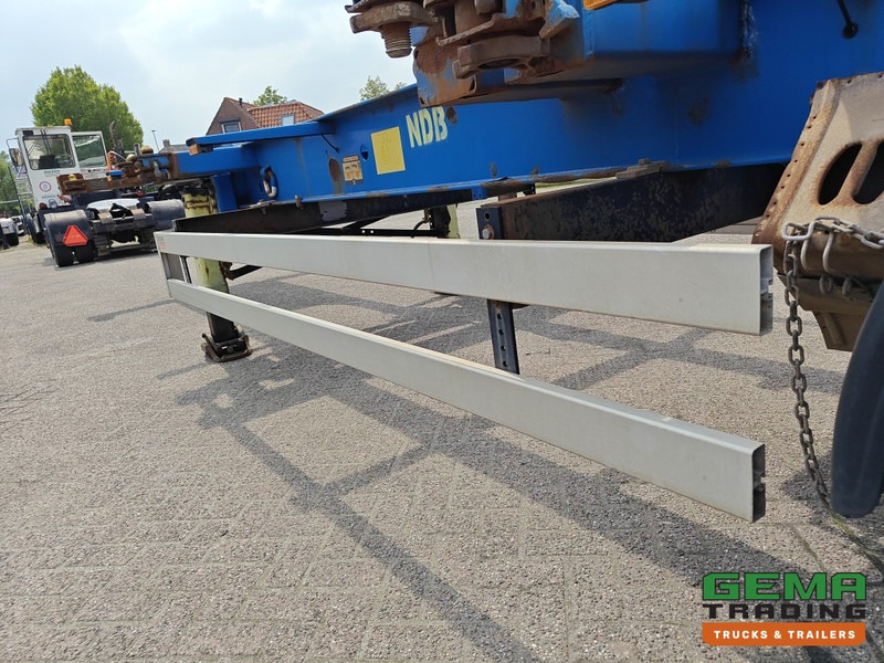 Полуприцеп-контейнеровоз/ Сменный кузов Krone SDC 27 3 assen BPW - DrumBrakes - 5340KG - 2x 20FT 1x 30FT 1x40FT - NL kenteken: фото 12