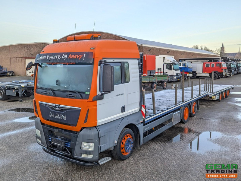 MAN TGX 26.500 6x2/4 LL Euro6 - Retarder + Recker FZ3 3-Assige Aanhanger - Uitschuifbaar - Автовоз: фото 1 MAN TGX 26.500 6x2/4 LL Euro6 - Retarder + Recker FZ3 3-Assige Aanhanger - Uitschuifbaar - Автовоз: фото 1