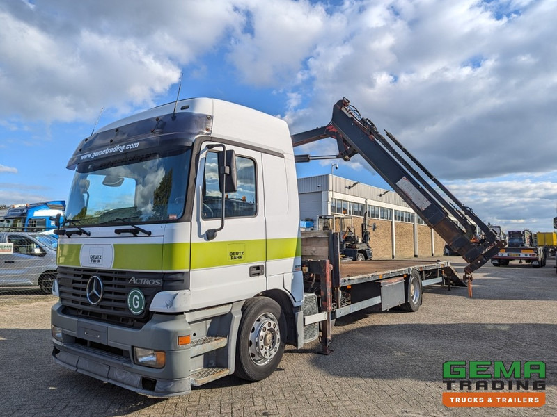 Mercedes-Benz Actros 1831 Sleepcab Euro2 MKG HLK80 3360KG - Air Suspension - Loading Ramp (V796) - Грузовик бортовой/ Платформа, Автоманипулятор: фото 1 Mercedes-Benz Actros 1831 Sleepcab Euro2 MKG HLK80 3360KG - Air Suspension - Loading Ramp (V796) - Грузовик бортовой/ Платформа, Автоманипулятор: фото 1