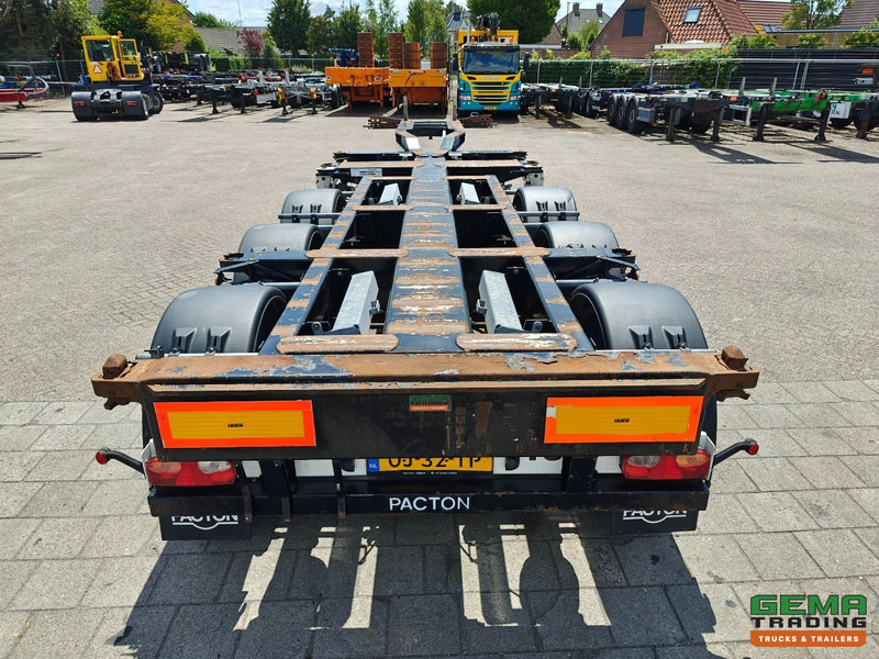 Pacton T3-010 3-Assen SAF - MULTI - Trommelremmen - LiftAs - 3x Uitschuifbaar - 10/2025 APK - Полуприцеп-контейнеровоз/ Сменный кузов: фото 5 Pacton T3-010 3-Assen SAF - MULTI - Trommelremmen - LiftAs - 3x Uitschuifbaar - 10/2025 APK - Полуприцеп-контейнеровоз/ Сменный кузов: фото 5