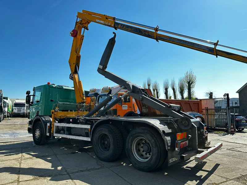 Scania P114-380 6X2 Ampirol + Heila 13000 5T Crane Manual Gear - Грузовик-контейнеровоз/ Сменный кузов: фото 3 Scania P114-380 6X2 Ampirol + Heila 13000 5T Crane Manual Gear - Грузовик-контейнеровоз/ Сменный кузов: фото 3