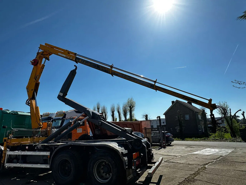 Scania P114-380 6X2 Ampirol + Heila 13000 5T Crane Manual Gear - Грузовик-контейнеровоз/ Сменный кузов: фото 4 Scania P114-380 6X2 Ampirol + Heila 13000 5T Crane Manual Gear - Грузовик-контейнеровоз/ Сменный кузов: фото 4