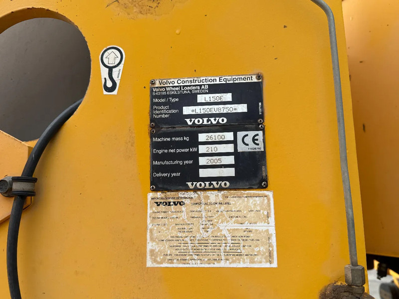 Колёсный экскаватор Volvo L 150 E Wheelloader: фото 11 Колёсный экскаватор Volvo L 150 E Wheelloader: фото 11