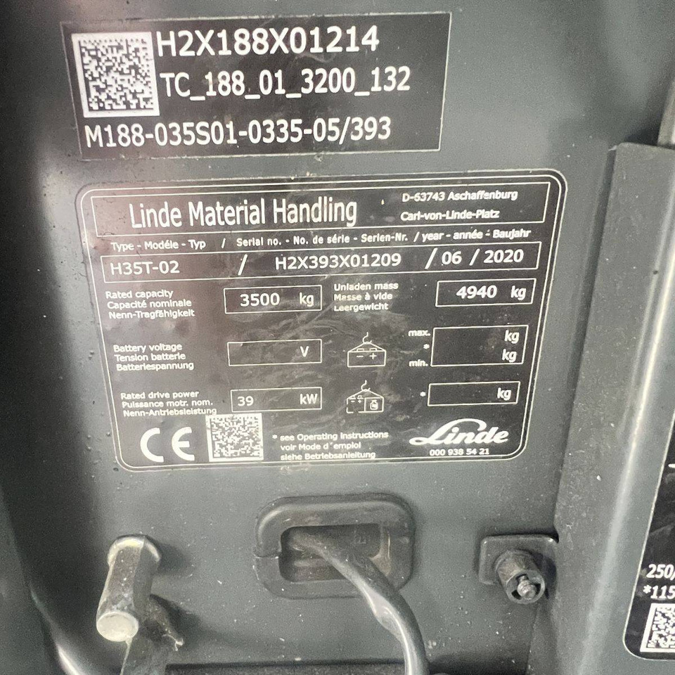 Газовый погрузчик Linde H35T (393-02) EVO: фото 12