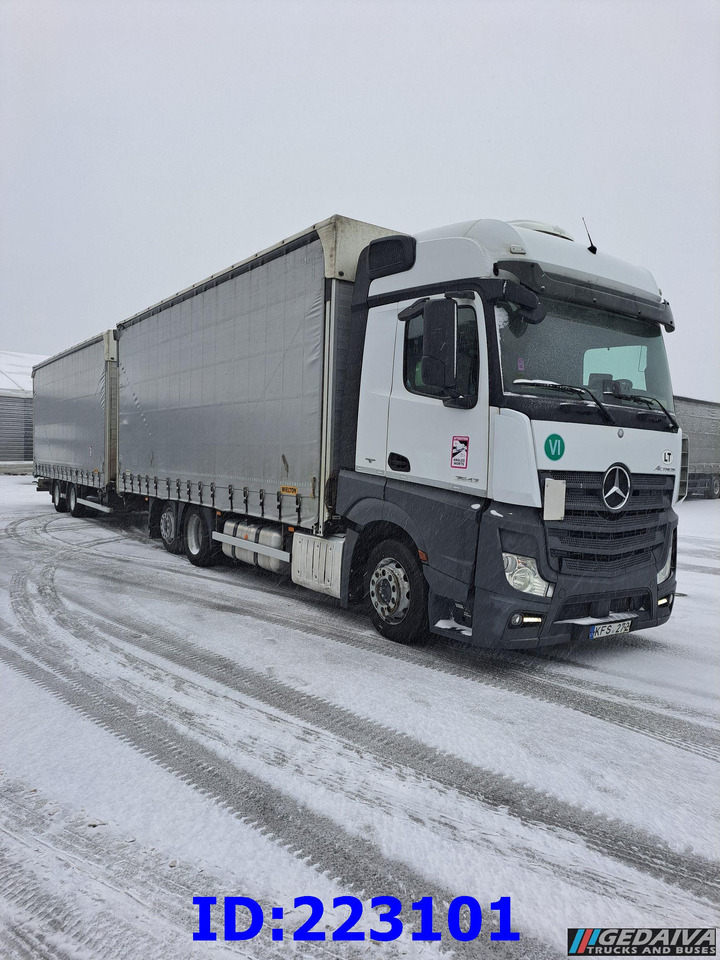 MERCEDES-BENZ Actros 2542 6x2 Euro6 + trailer - Тентованный грузовик: фото 3 MERCEDES-BENZ Actros 2542 6x2 Euro6 + trailer - Тентованный грузовик: фото 3