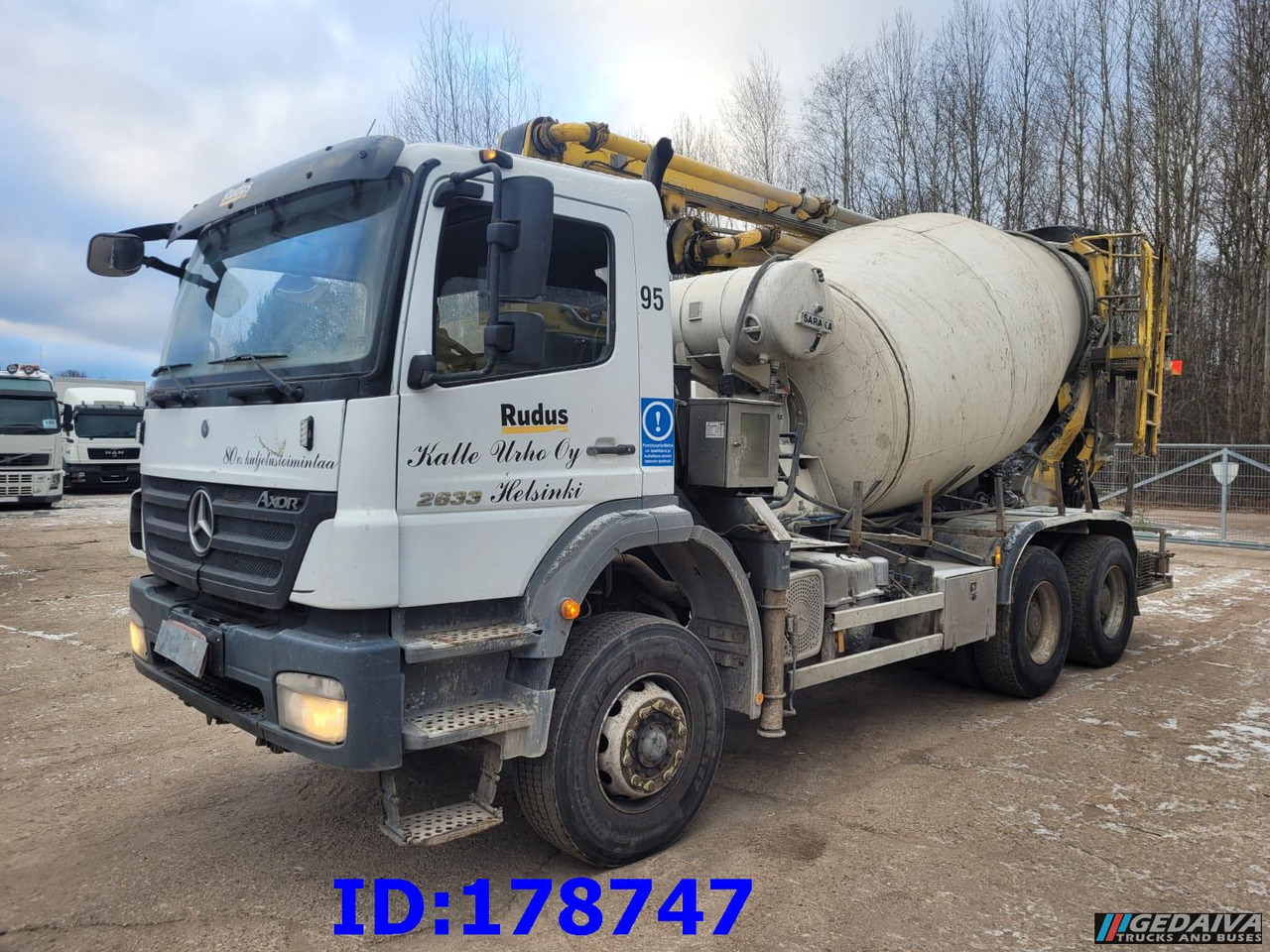 MERCEDES-BENZ Axor 2633 6x4 Schwing 750 - Автобетононасос: фото 4 MERCEDES-BENZ Axor 2633 6x4 Schwing 750 - Автобетононасос: фото 4