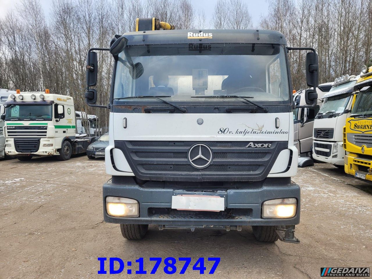 MERCEDES-BENZ Axor 2633 6x4 Schwing 750 - Автобетононасос: фото 2 MERCEDES-BENZ Axor 2633 6x4 Schwing 750 - Автобетононасос: фото 2
