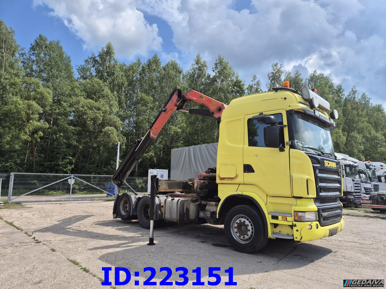 SCANIA R420 6x2 + Crane Palfinger PK23500 + Remote control - Тягач: фото 4 SCANIA R420 6x2 + Crane Palfinger PK23500 + Remote control - Тягач: фото 4