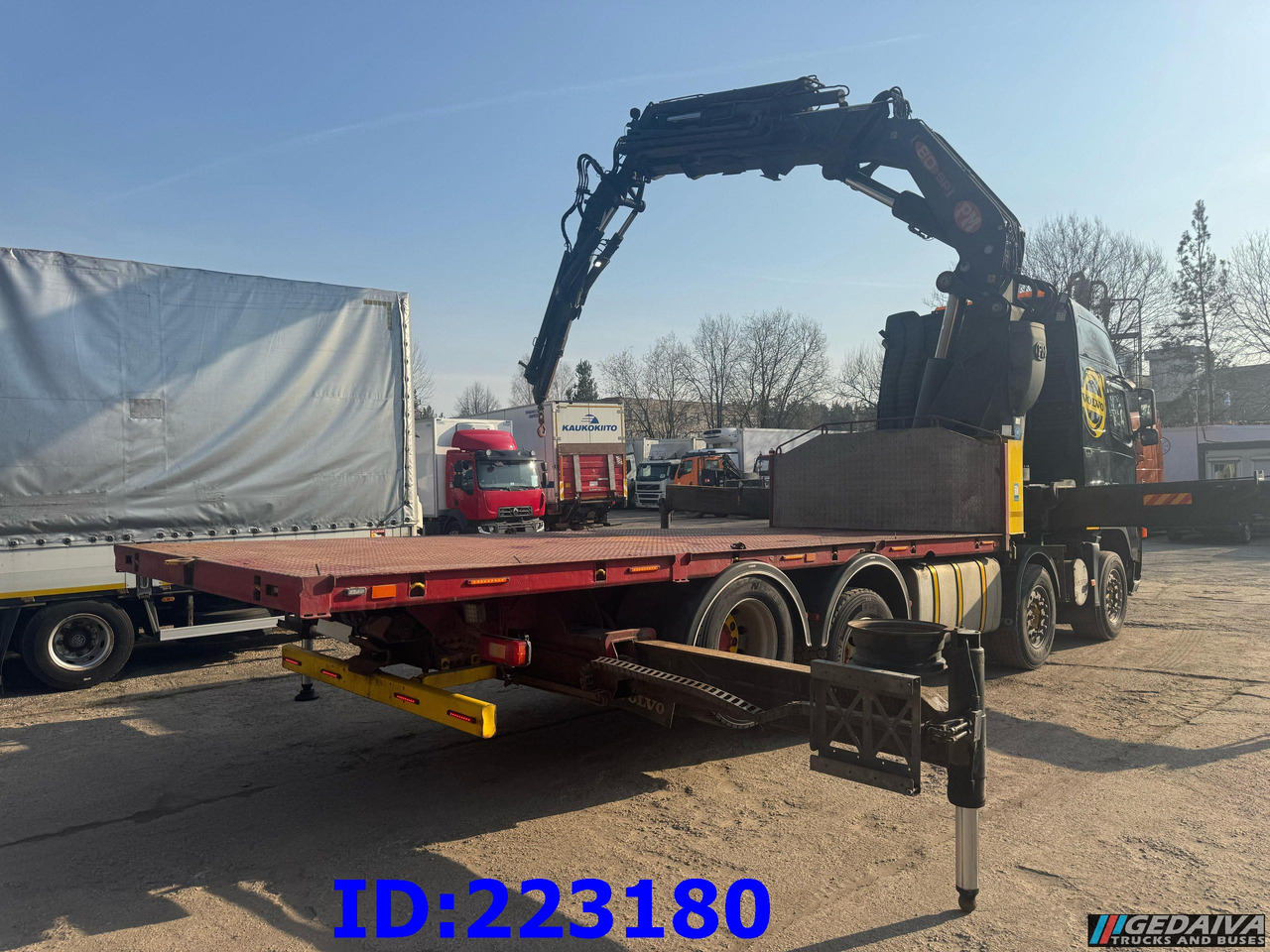VOLVO FH12 460HP 8X2 + Crane PM 80SP - Грузовик бортовой/ Платформа: фото 5 VOLVO FH12 460HP 8X2 + Crane PM 80SP - Грузовик бортовой/ Платформа: фото 5