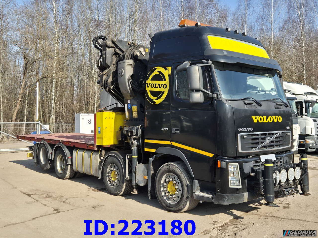VOLVO FH12 460HP 8X2 + Crane PM 80SP - Грузовик бортовой/ Платформа: фото 4 VOLVO FH12 460HP 8X2 + Crane PM 80SP - Грузовик бортовой/ Платформа: фото 4
