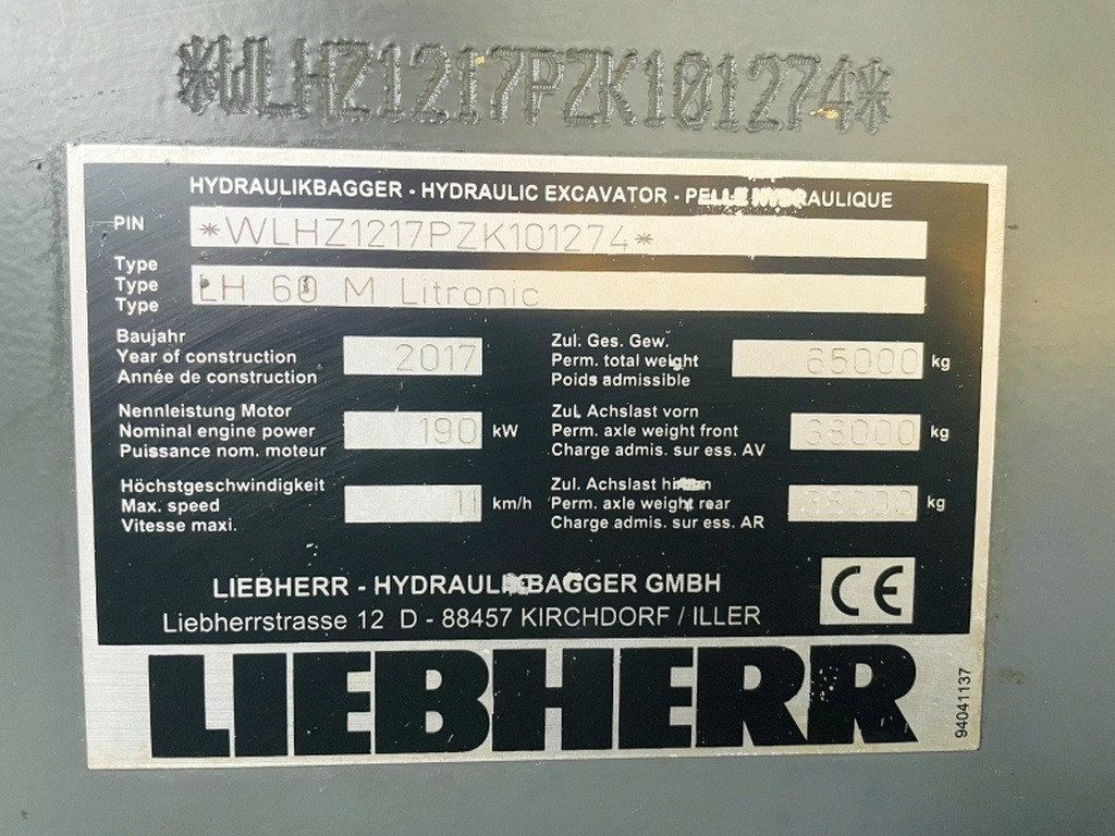 Перегружатель Liebherr LH60 M Litronic (4099): фото 12 Перегружатель Liebherr LH60 M Litronic (4099): фото 12