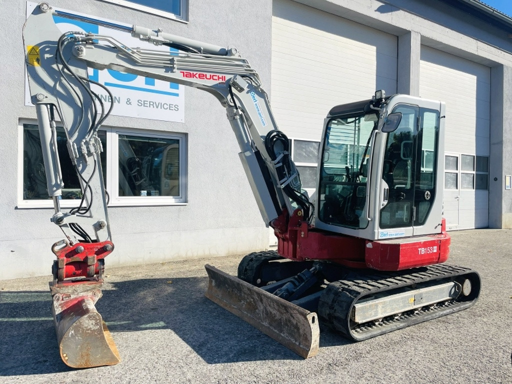 Takeuchi TB153FR (4091) - Мини-экскаватор: фото 4 Takeuchi TB153FR (4091) - Мини-экскаватор: фото 4