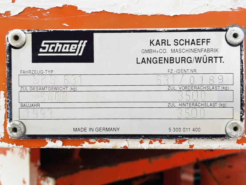 Terex-Schaeff SKS 631 (3509) - Колёсный погрузчик: фото 2 Terex-Schaeff SKS 631 (3509) - Колёсный погрузчик: фото 2