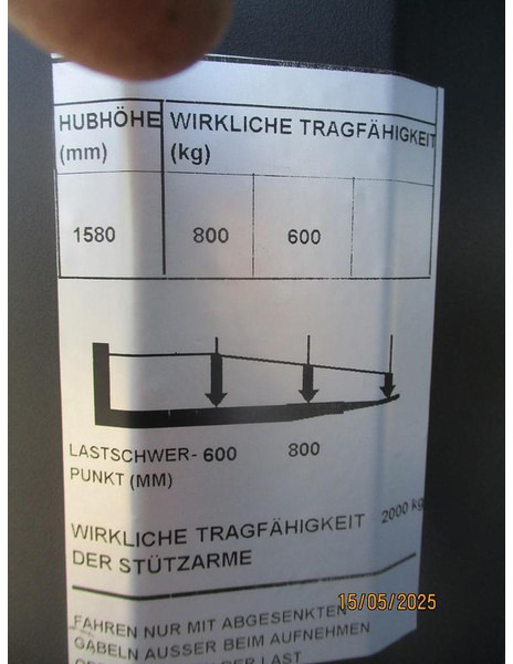 Штабелер BT SWE 080L: фото 12