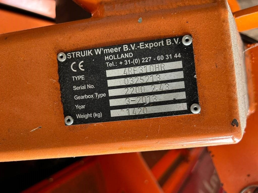 Struik 4RF310HR ruggenfrees - Картофельная техника: фото 3 Struik 4RF310HR ruggenfrees - Картофельная техника: фото 3