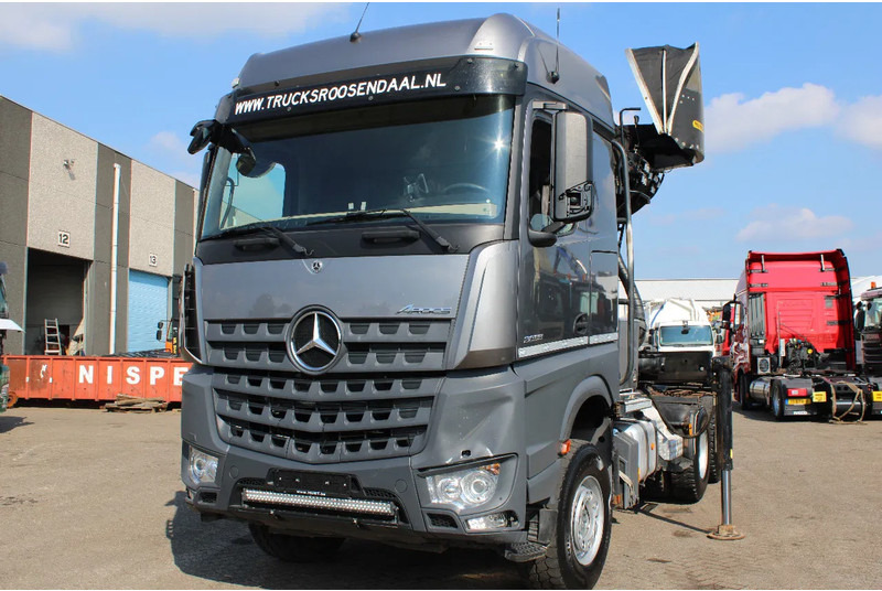 Mercedes-Benz Arocs 2858 + PALFINGER Z15 (2022) + 6X4 + FOREST/WOOD/METAL EDITION - Тягач: фото 4 Mercedes-Benz Arocs 2858 + PALFINGER Z15 (2022) + 6X4 + FOREST/WOOD/METAL EDITION - Тягач: фото 4