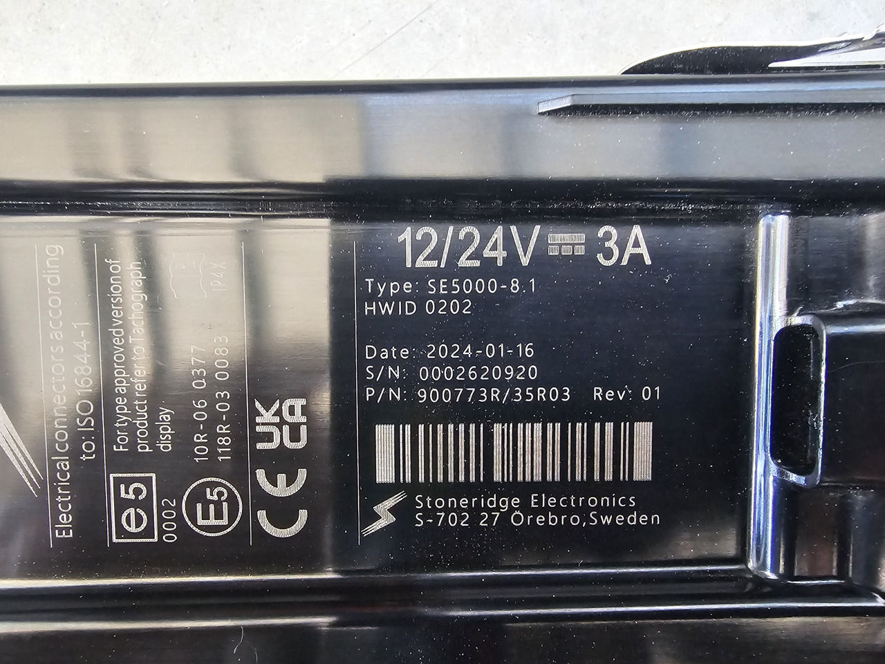 STONERIDGE SE5000-8.1 / VOLVO FH4 EURO 6 / TACHOGRAPH - Тахограф: фото 3 STONERIDGE SE5000-8.1 / VOLVO FH4 EURO 6 / TACHOGRAPH - Тахограф: фото 3