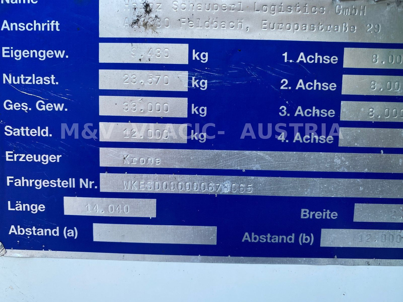 Krone Doppelstock / Carrier 1950 - Полуприцеп-рефрижератор: фото 5 Krone Doppelstock / Carrier 1950 - Полуприцеп-рефрижератор: фото 5