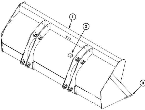 Case 141793A1 - 310570A1 - Ковш для погрузчика: фото 2 Case 141793A1 - 310570A1 - Ковш для погрузчика: фото 2