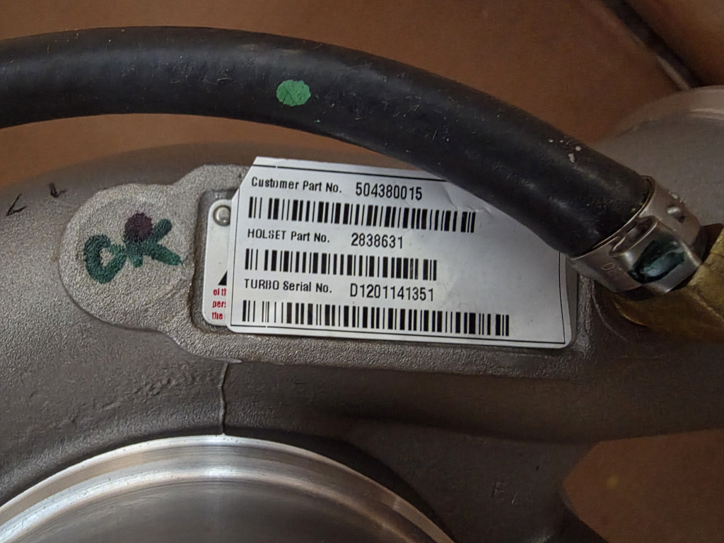 Case 504380015 - Турбина для Строительной техники: фото 3 Case 504380015 - Турбина для Строительной техники: фото 3