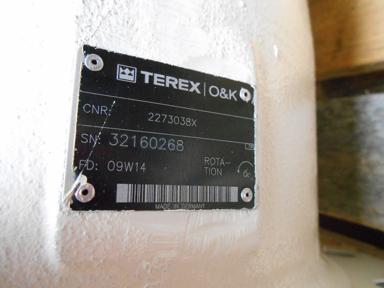 Terex O&K 2273038X - 4689867 - Гидравлический насос для Строительной техники: фото 5 Terex O&K 2273038X - 4689867 - Гидравлический насос для Строительной техники: фото 5