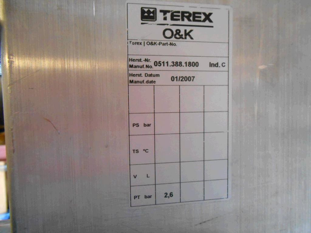 Terex O&K 6002157 - Интеркулер для Строительной техники: фото 5 Terex O&K 6002157 - Интеркулер для Строительной техники: фото 5
