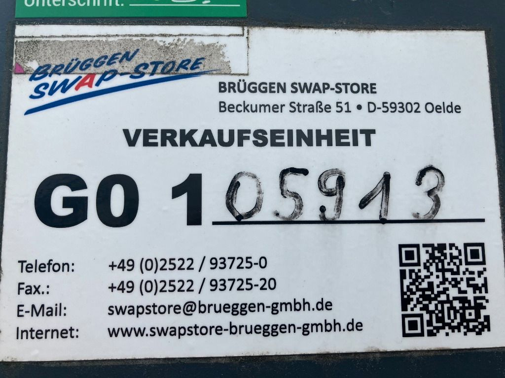 Сменный кузов - фургон Krone Wechselbrücke Koffer: фото 8