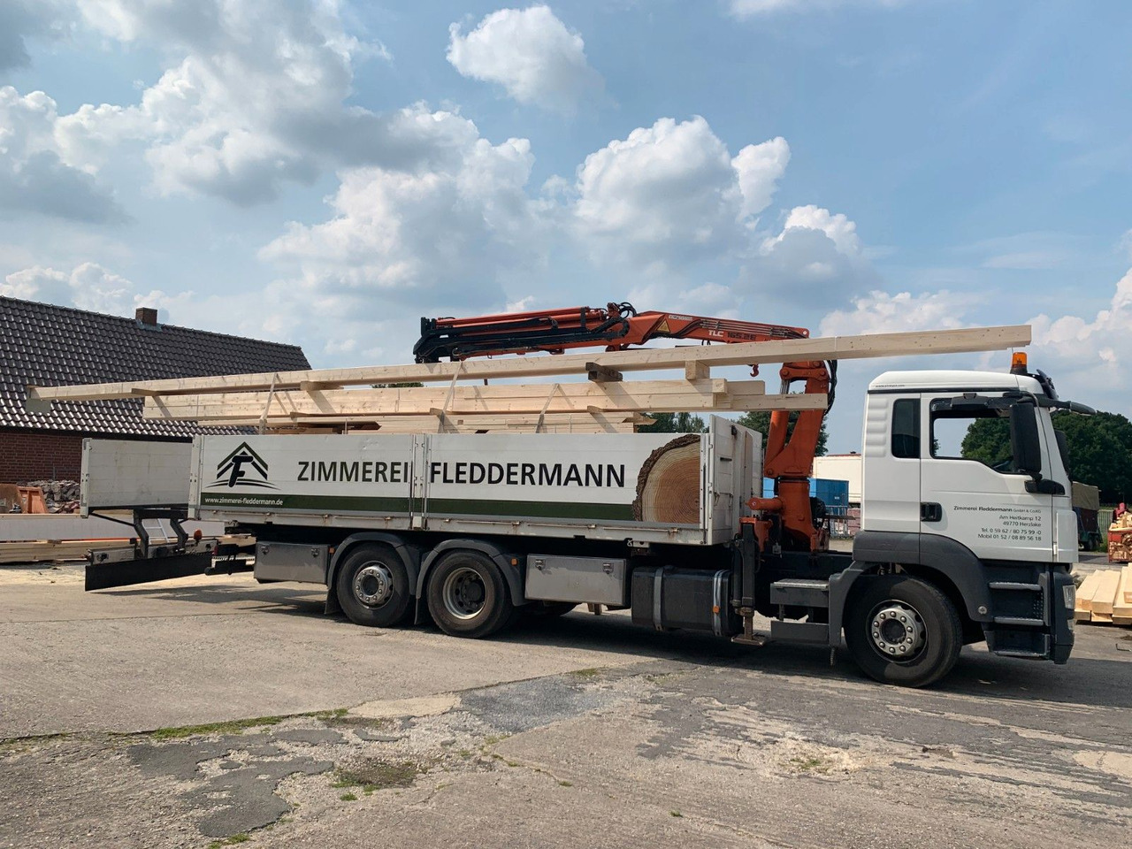 MAN TGS26400-6x2 LL/ TEREX 165 - EA3 - Грузовик бортовой/ Платформа, Автоманипулятор: фото 1 MAN TGS26400-6x2 LL/ TEREX 165 - EA3 - Грузовик бортовой/ Платформа, Автоманипулятор: фото 1