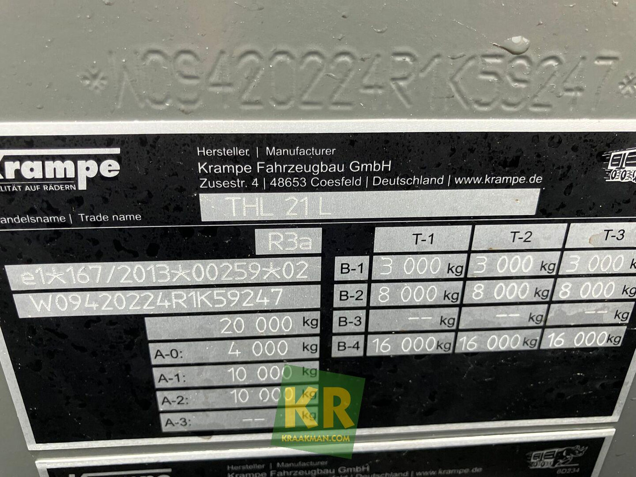 Krampe THL21L - Прицеп мультилифт/ Бункеровоз: фото 3 Krampe THL21L - Прицеп мультилифт/ Бункеровоз: фото 3